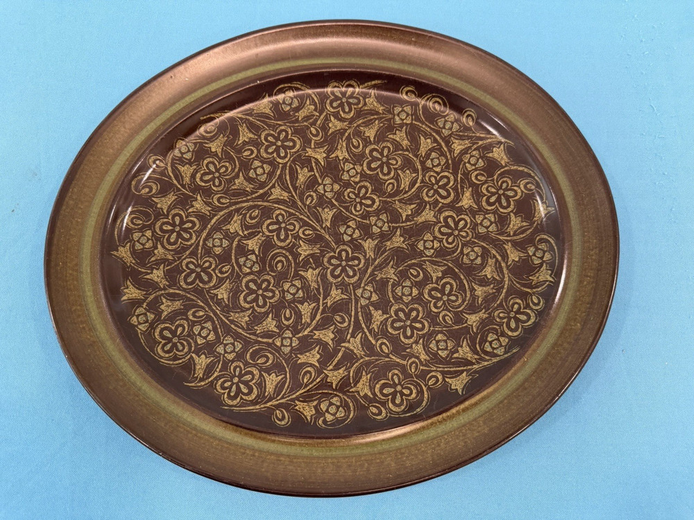 Vintage Franciscan Madeira Earthenware Oval Platter 13.5” - 1970s